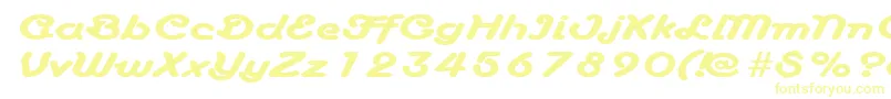 AnacondaexpandedRegular Font – Yellow Fonts