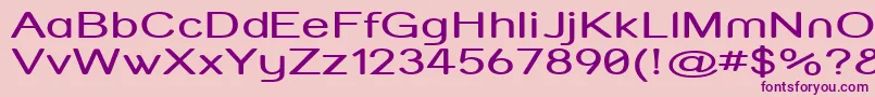 Strvarx Font – Purple Fonts on Pink Background