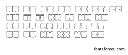 Обзор шрифта CubesityOutlineV2