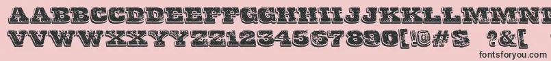 fuente FinalGambit – Fuentes Negras Sobre Fondo Rosa