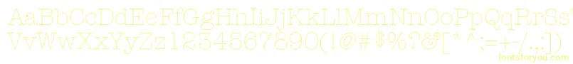 KeyboardLightAlternateSsiLightAlternate Font – Yellow Fonts