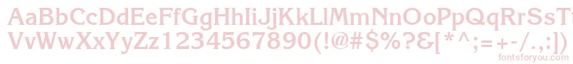 フォントAgkb – 白い背景にピンクのフォント