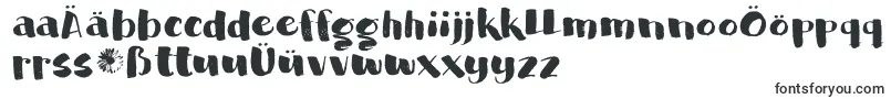 DkGardenBed-fontti – saksalaiset fontit