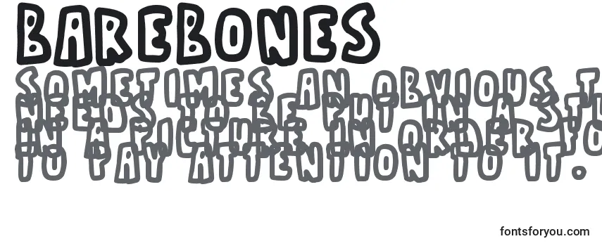 BareBones-fontti