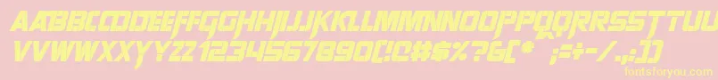 SharpAvienneItalic Font – Yellow Fonts on Pink Background