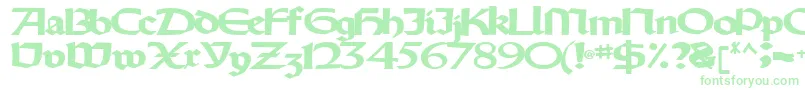 Fonte Oldystyletype102Bold – fontes verdes