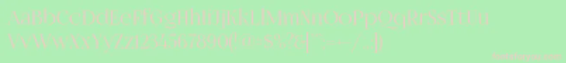 Fogtwono5 Font – Pink Fonts on Green Background