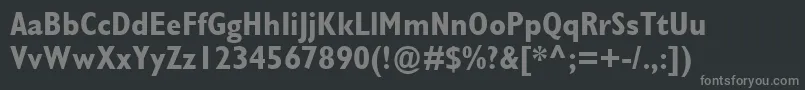 フォントGillSansMtCondensedРџРѕР»СѓР¶РёСЂРЅС‹Р№ – 黒い背景に灰色の文字