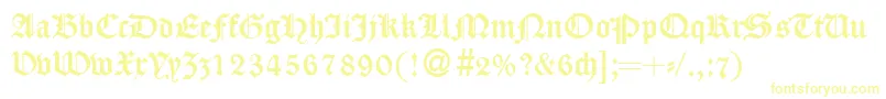 CassygothicdbNormal Font – Yellow Fonts