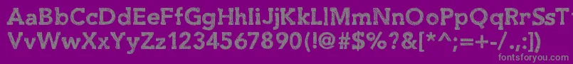fuente Slabthing – Fuentes Grises Sobre Fondo Morado