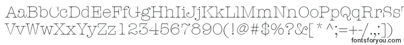 ItcAmericanTypewriterLtLight Font – Fonts for VK