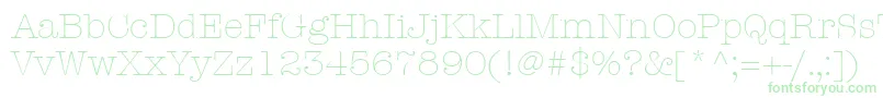 ItcAmericanTypewriterLtLight Font – Green Fonts