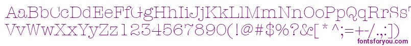 ItcAmericanTypewriterLtLight Font – Purple Fonts