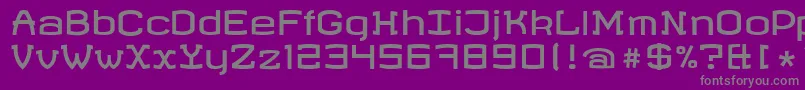 Шрифт RevaliaRegular – серые шрифты на фиолетовом фоне