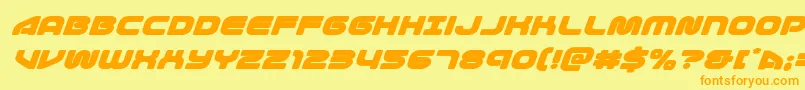 1stenterprisesexpandsuperitalフォントについての詳細 フォント1stenterprisesexpandsuperital – オレンジの文字が黄色の背景にあります。