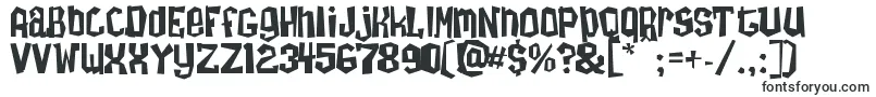 Шрифт Zombietai – шрифты, начинающиеся на Z