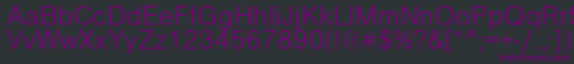 VantaLightPlain Font – Purple Fonts on Black Background