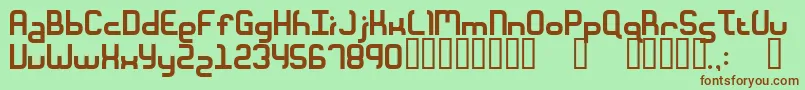 En savoir plus sur la police Ft28 Police Ft28 – polices brunes sur fond vert