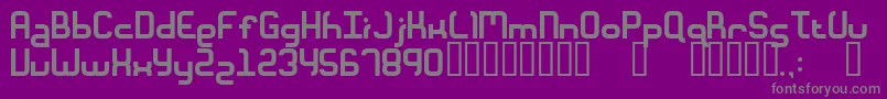 Шрифт Ft28 – серые шрифты на фиолетовом фоне