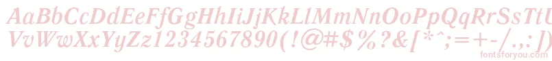LiteraturnayacBolditalic Font – Pink Fonts