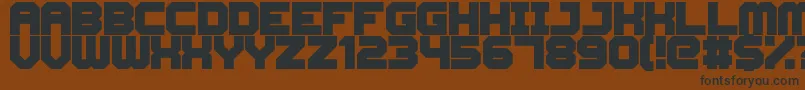 CyberspaceRacewayBack Font – Black Fonts on Brown Background