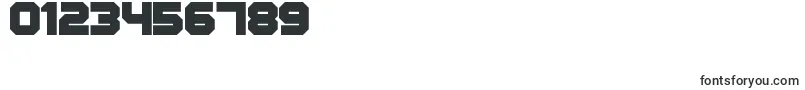 CyberspaceRacewayBack Font – Fonts for Numbers and Digits