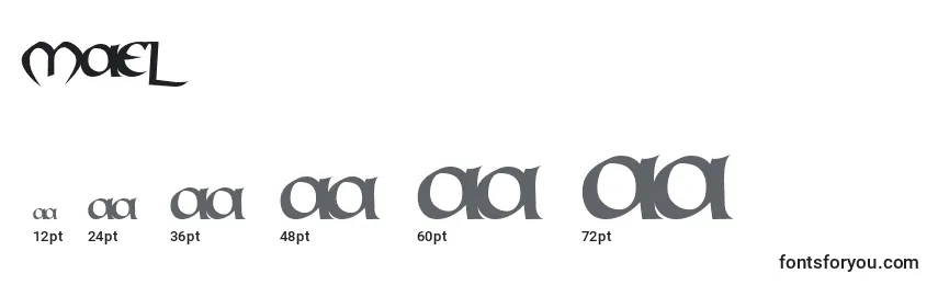 Mael Font Sizes