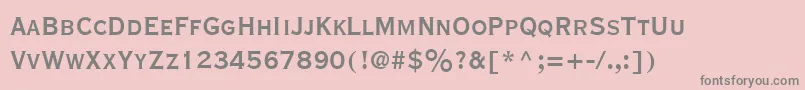 fuente CopperplateExtraCondensedSsiBoldExtraCondensed – Fuentes Grises Sobre Fondo Rosa