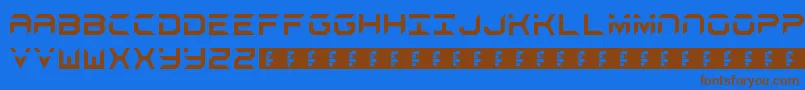 More about Aerospace Font Aerospace Font – Brown Fonts on Blue Background