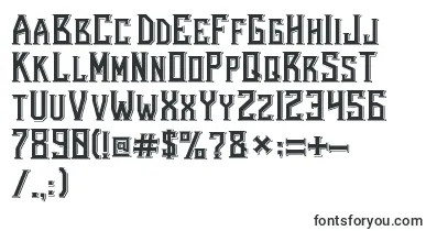 BeardedladyCombined font – newspaper Fonts