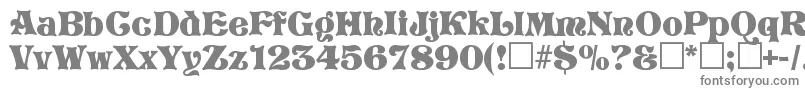 Storyboo Font – Gray Fonts on White Background