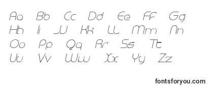 MegalomaniaItalic-fontti