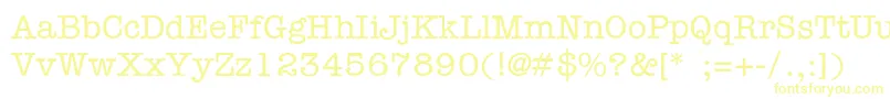 Ft56-fontti – keltaiset fontit
