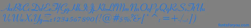 More about Ribbon131BoldBt Font Ribbon131BoldBt Font – Blue Fonts on Gray Background