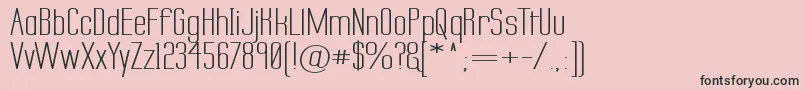 Labtsecw Font – Black Fonts on Pink Background