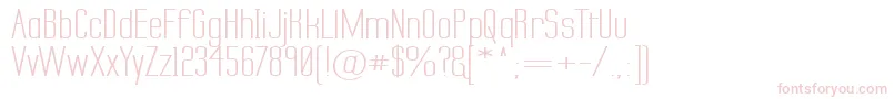 フォントLabtsecw – ピンクのフォント