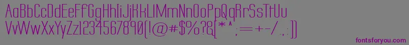 Labtsecw Font – Purple Fonts on Gray Background