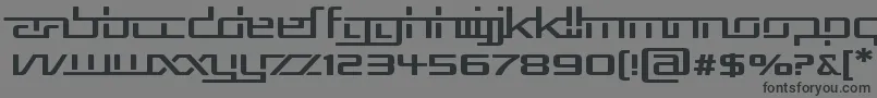 RepublikaVExp Font – Black Fonts on Gray Background