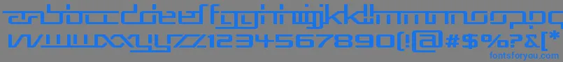 More about RepublikaVExp Font RepublikaVExp Font – Blue Fonts on Gray Background