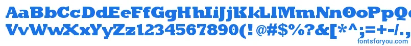 Kleinslabserifblaxx Font – Blue Fonts