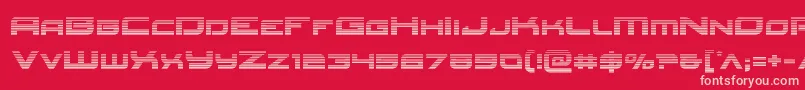 Шрифт Redrocketgrad – розовые шрифты на красном фоне