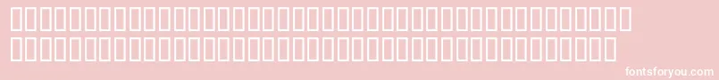フォントMcsAbhaBrok – ピンクの背景に白い文字