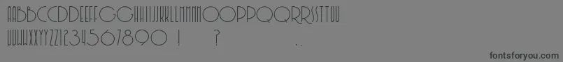 Soerjaputera Font – Black Fonts on Gray Background