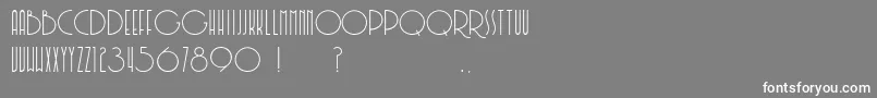 Soerjaputera Font – White Fonts on Gray Background