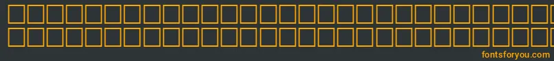 Czcionka FamishRegular – pomarańczowe czcionki na czarnym tle