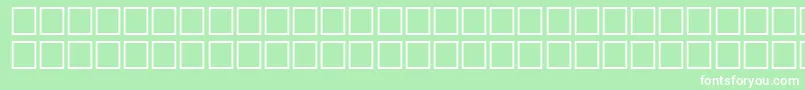 FamishRegular Font – White Fonts on Green Background