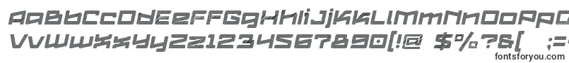 Шрифт Logofontik4fStripesItalic – футуристические шрифты
