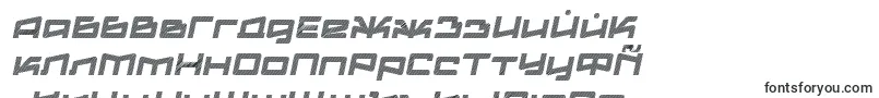 フォントLogofontik4fStripesItalic – ブルガリアのフォント