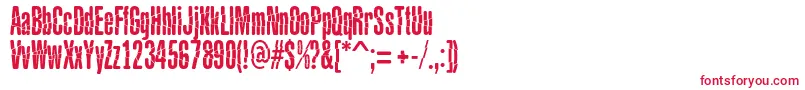 Шрифт BabalusaCutFont – красные шрифты