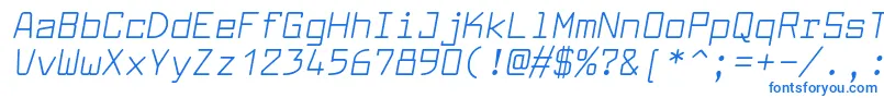 LarabiefontrgItalic Font – Blue Fonts